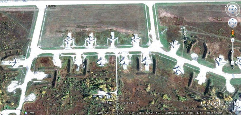 Российские стратегические ядерные силы и средства ПРО на снимках Google Earth (26 фото)
