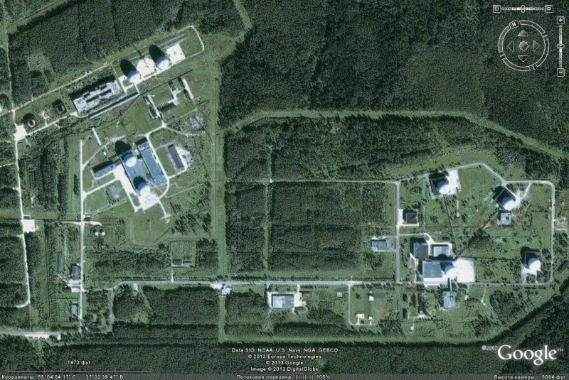 Российские стратегические ядерные силы и средства ПРО на снимках Google Earth (26 фото)