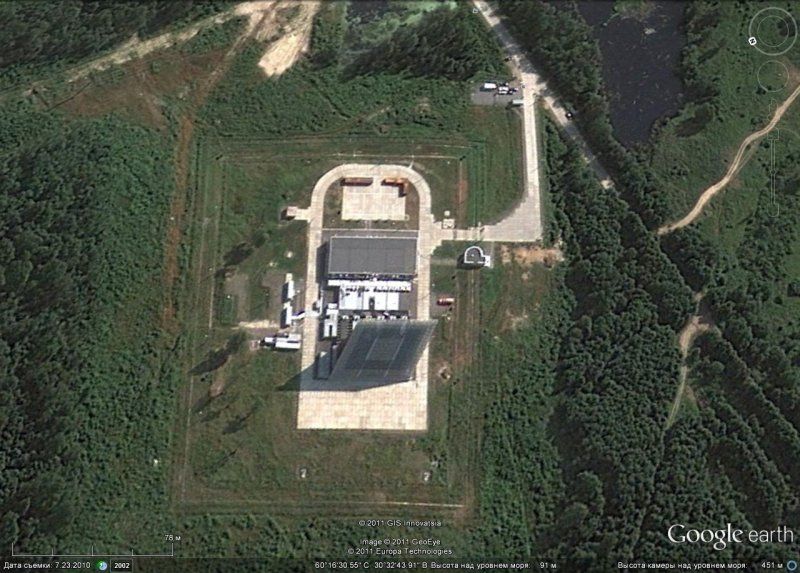 Российские стратегические ядерные силы и средства ПРО на снимках Google Earth (26 фото)
