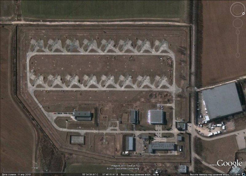 Российские стратегические ядерные силы и средства ПРО на снимках Google Earth (26 фото)