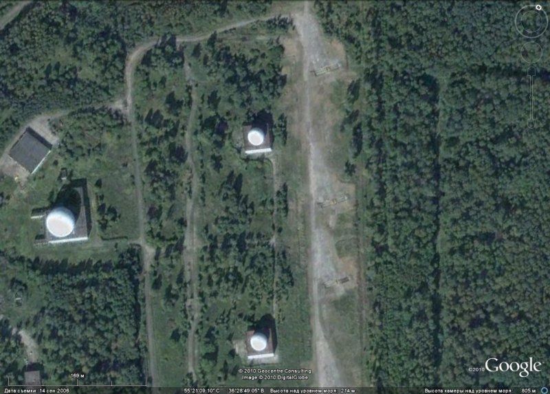 Российские стратегические ядерные силы и средства ПРО на снимках Google Earth (26 фото)