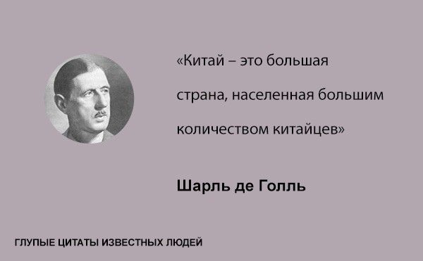 Тупые высказывания знаменитостей (20 фото)