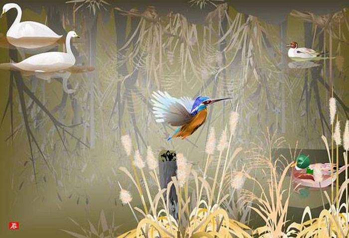 Японский пенсионер создаёт в Excel великолепные картины