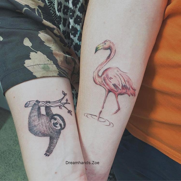 15 крошечных парных татуировок, сделанных влюблёнными парами