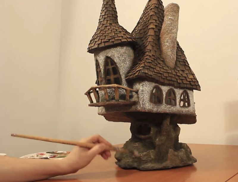 Сказочный домик феи из подручного барахла за три бакса