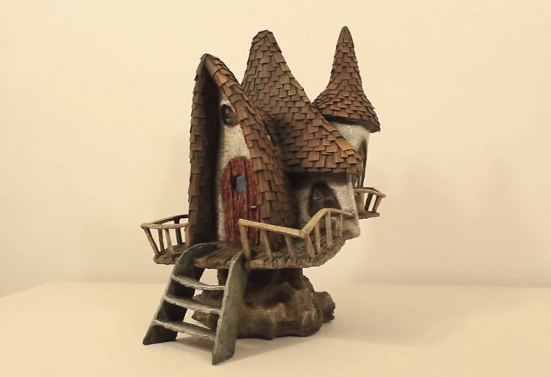 Сказочный домик феи из подручного барахла за три бакса