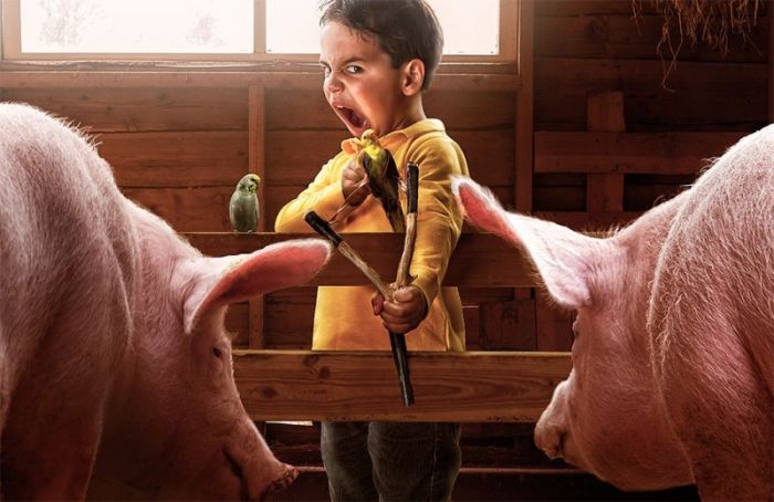 Дети в кадре (17 фото)