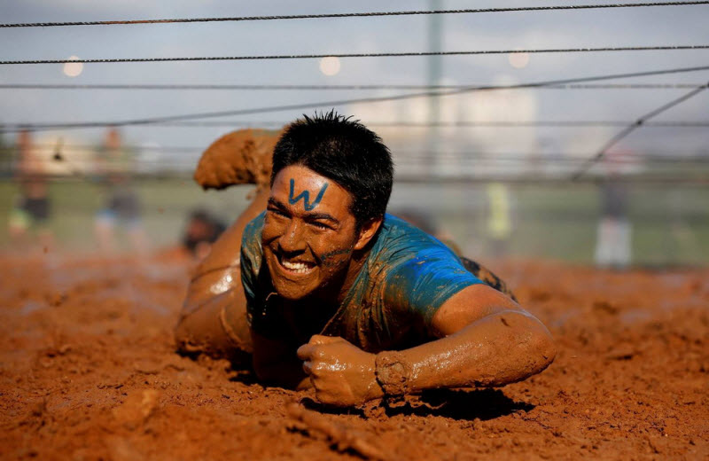 Гонка по грязи в Тель-Авиве