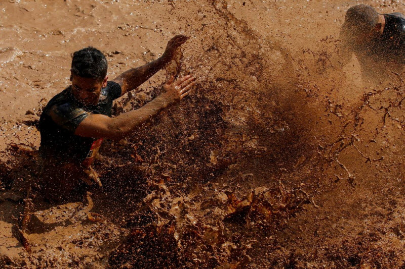 Гонка по грязи в Тель-Авиве