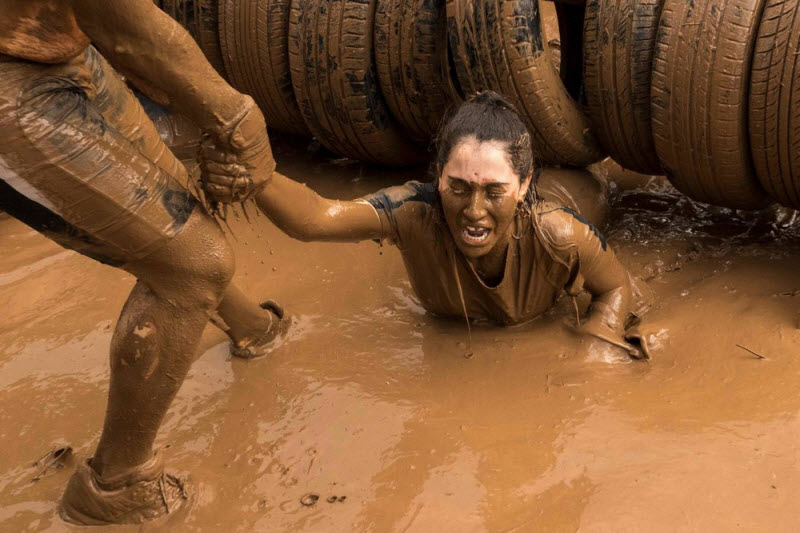 Гонка по грязи в Тель-Авиве