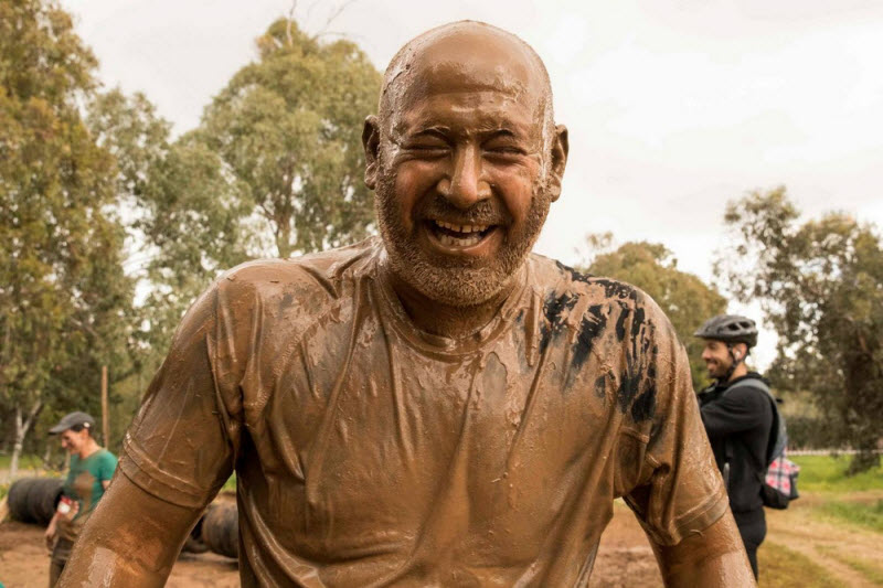 Гонка по грязи в Тель-Авиве