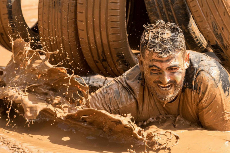 Гонка по грязи в Тель-Авиве