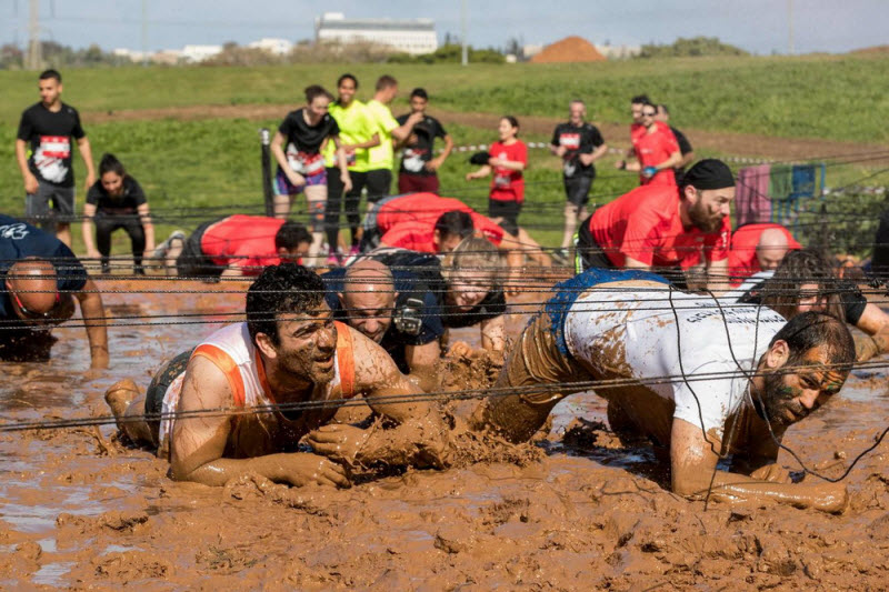 Гонка по грязи в Тель-Авиве