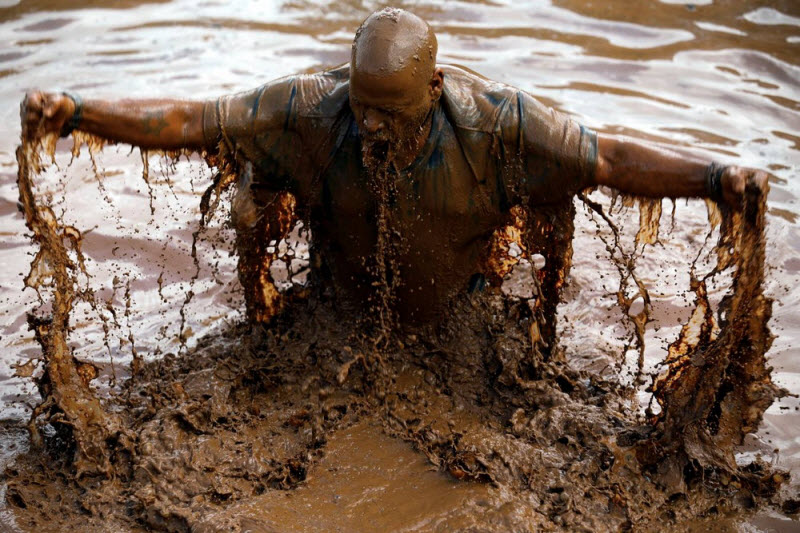 Гонка по грязи в Тель-Авиве