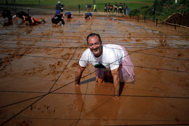 Гонка по грязи в Тель-Авиве