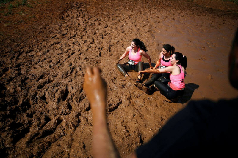 Гонка по грязи в Тель-Авиве