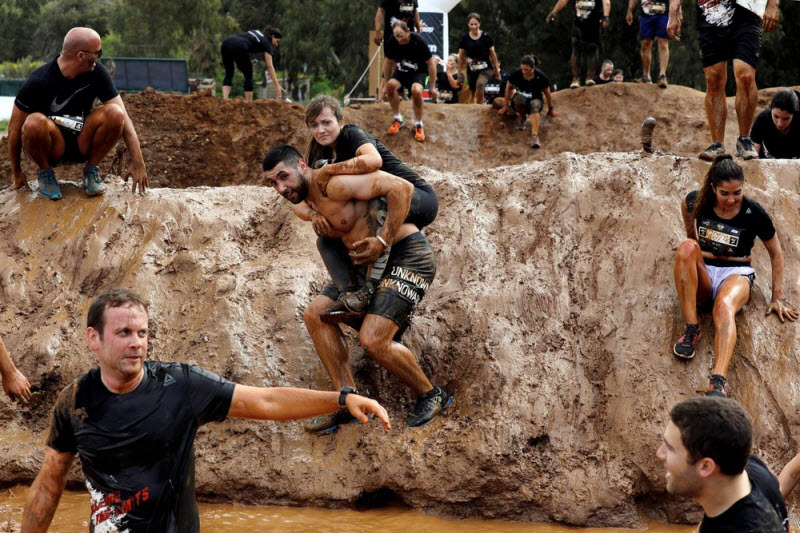 Гонка по грязи в Тель-Авиве