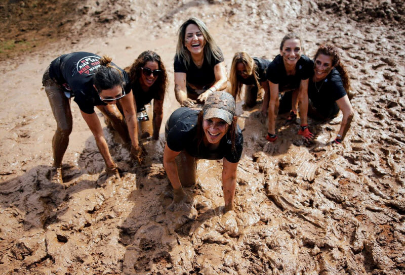 Гонка по грязи в Тель-Авиве