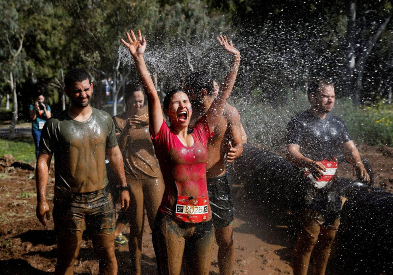 Гонка по грязи в Тель-Авиве