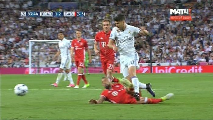Матч Лиги чемпионов «Реал Мадрид» - «Бавария» закончился скандалом из-за спорного судейства