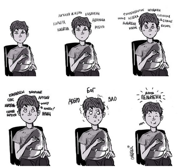 Смешные комиксы