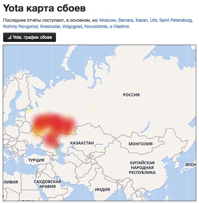 У российских мобильных операторов появились проблемы со связью
