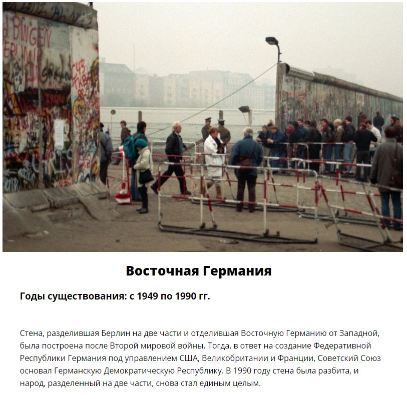 Страны, которые исчезли в 20 веке