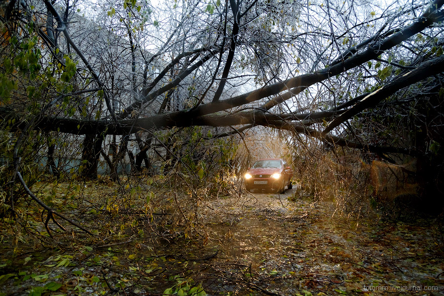 Ледяной дождь в Чебоксарах