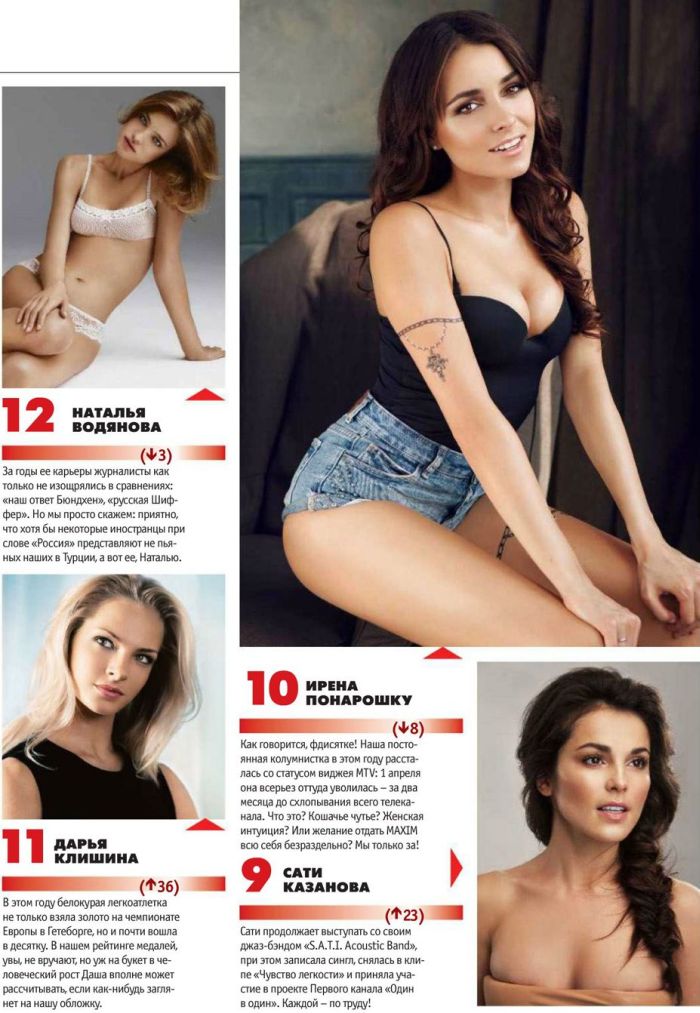 Самые сексуальные женщины России 2013 года по версии журнала Maxim