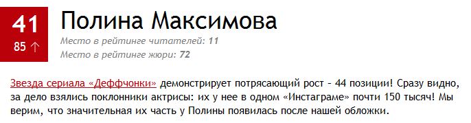100 самых сексуальных женщин России 2014