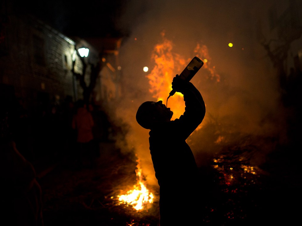 Огонь и лошади: День святого Антонио
