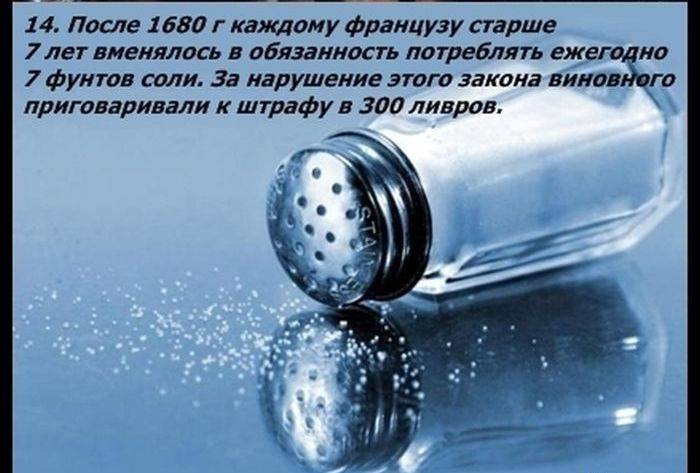 Разные факты о еде