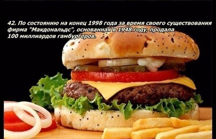 Разные факты о еде