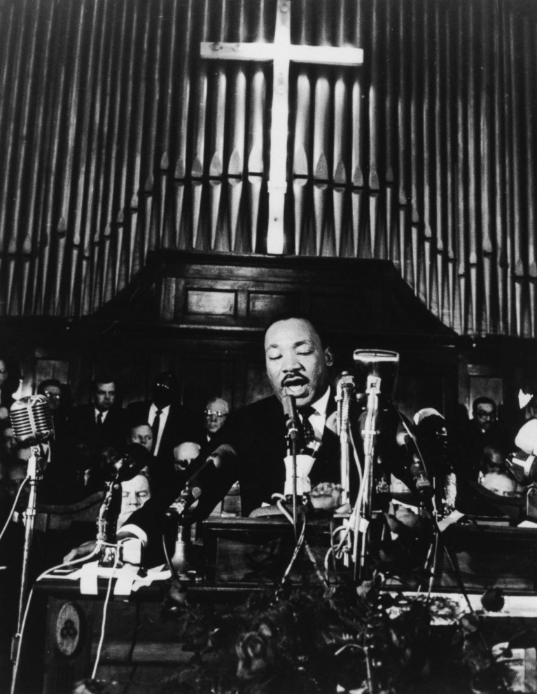 Годовщина убийства борца за права чернокожих Мартина Лютера Кинга