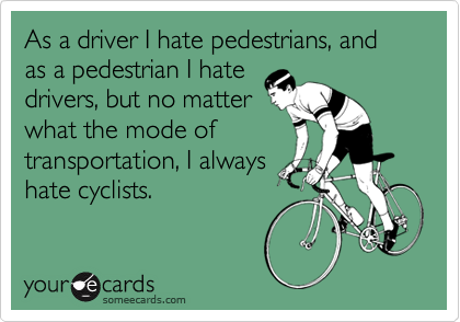 Я ненавижу велосипеды