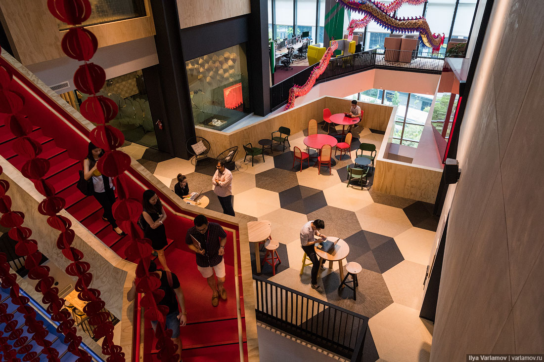 Офис Google в Сингапуре: хотели бы здесь работать?