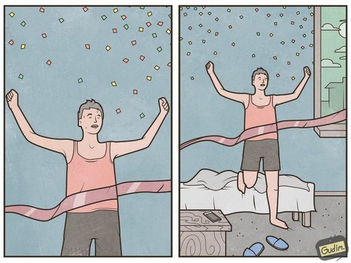 Смешные комиксы