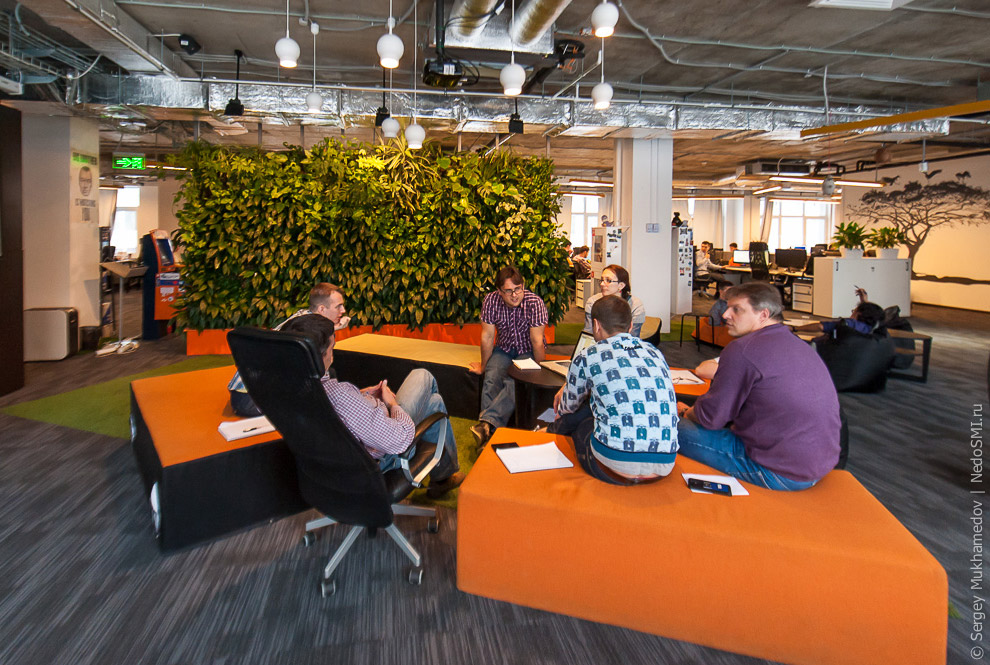 Необычный офис: Переход наличности