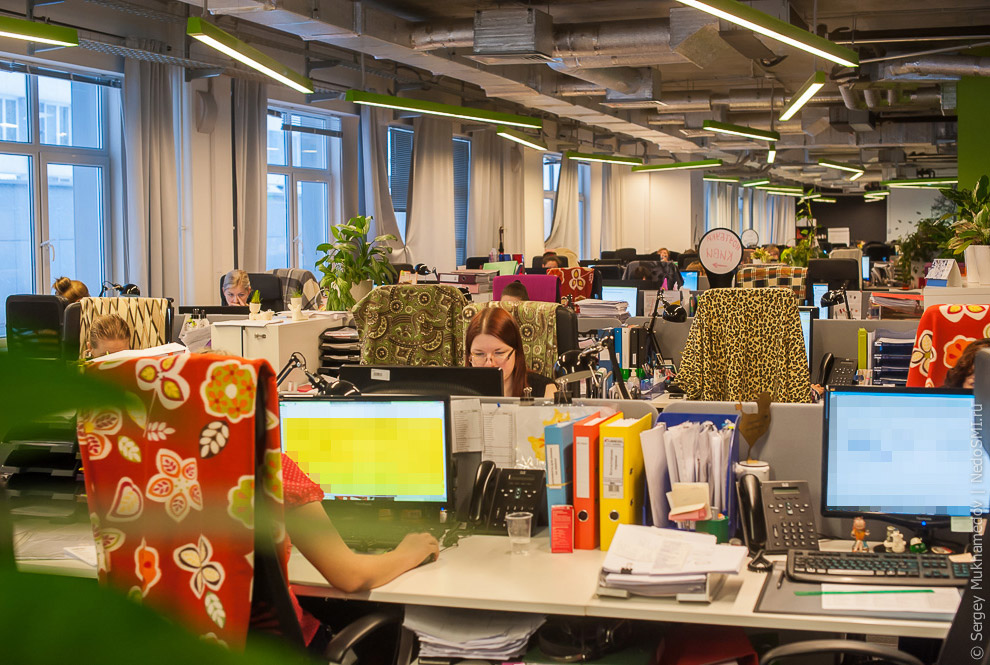 Необычный офис: Переход наличности