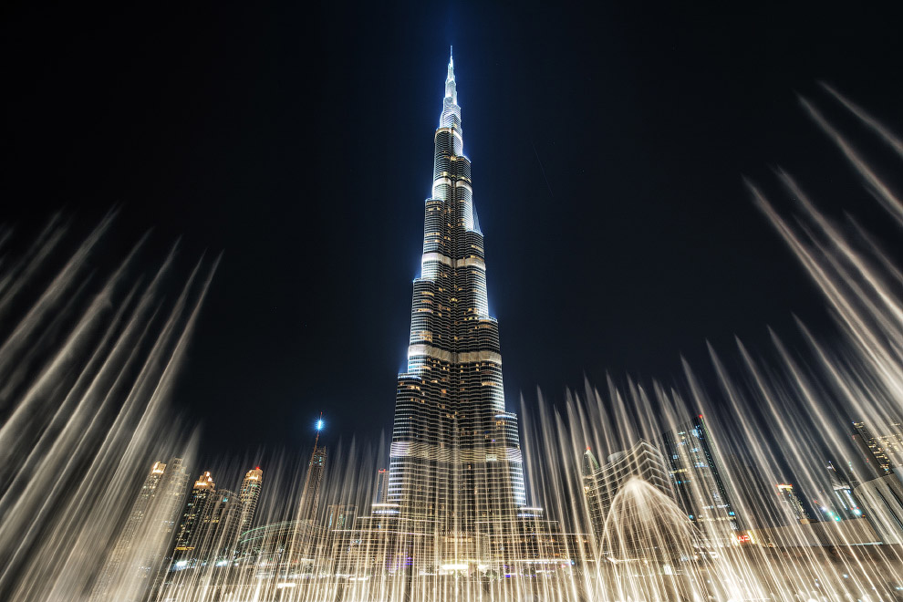 Орел Даршан и полет с небоскреба Бурдж-Халифа