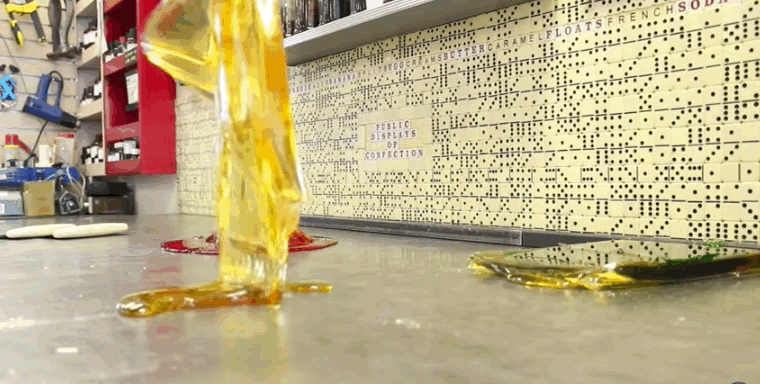 Увлекательные гифки с производства сладостей