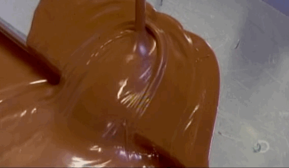 Увлекательные гифки с производства сладостей