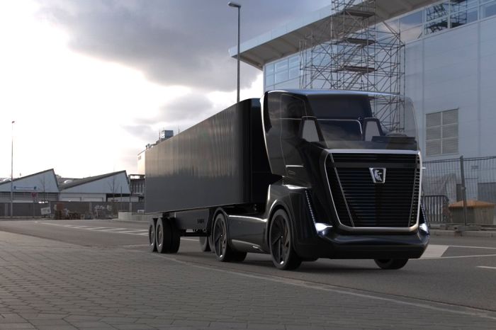 Футуристичный концепт «КамАЗа» от дизайнера Артема Трофименко