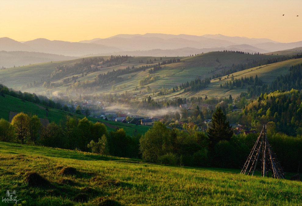 Весна на Карпатах