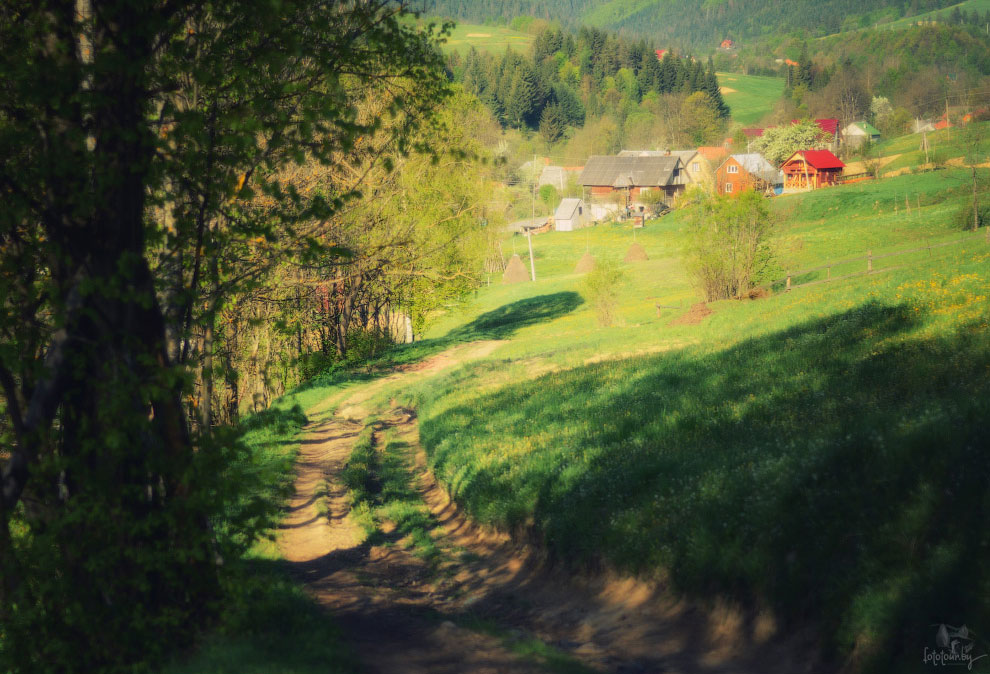 Весна на Карпатах