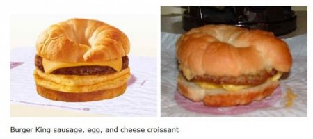 Фастфуд в рекламе и в жизни