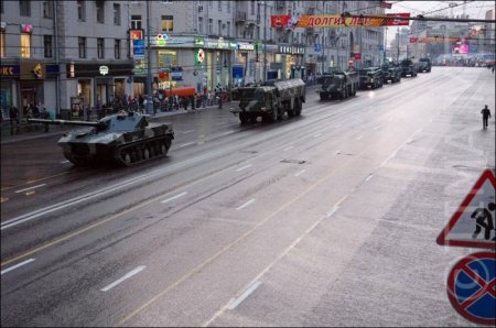 Репетиция парада 9 мая. Военная техника