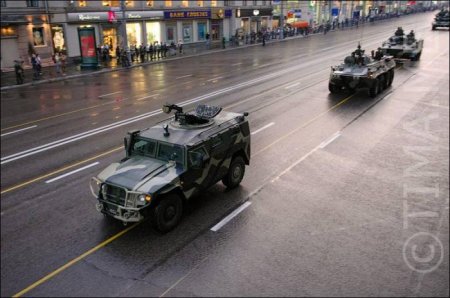 Репетиция парада 9 мая. Военная техника