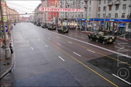 Репетиция парада 9 мая. Военная техника