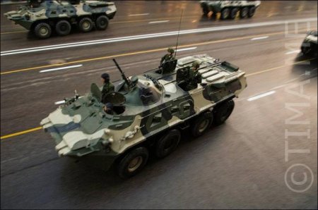 Репетиция парада 9 мая. Военная техника